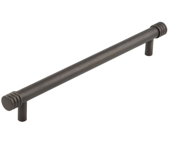 Frelan Hardware Hoxton Sturt Cabinet Pull Handle With Grooved Detail (224mm c/c), Dark Bronze – HOX460DB