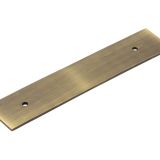 Frelan Hardware Hoxton Fanshaw Backplate For Cabinet Pull Handle (96mm) Antique Brass - HOX5050AB