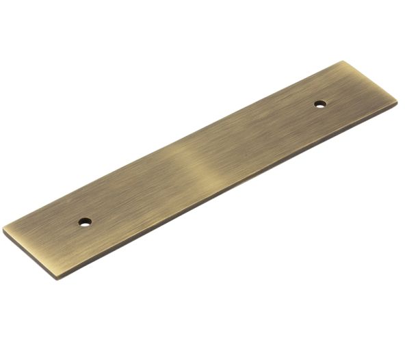 Frelan Hardware Hoxton Fanshaw Backplate For Cabinet Pull Handle (96mm) Antique Brass – HOX5050AB