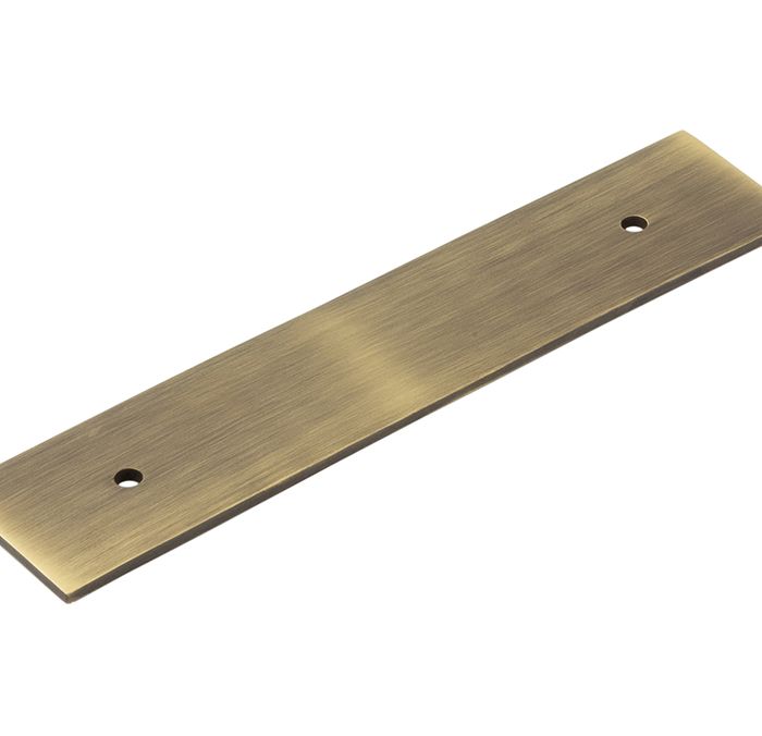 Frelan Hardware Hoxton Fanshaw Backplate For Cabinet Pull Handle (96mm) Antique Brass – HOX5050AB