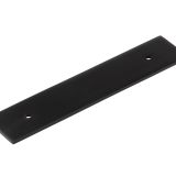 Frelan Hardware Hoxton Fanshaw Backplate For Cabinet Pull Handle (96mm), Matt Black - HOX5050MB