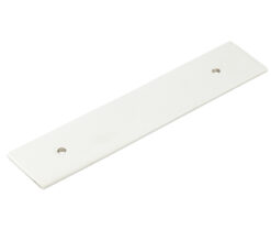 Frelan Hardware Hoxton Fanshaw Backplate For Cabinet Pull Handle (96mm), Polished Nickel - HOX5050PN