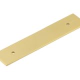Frelan Hardware Hoxton Fanshaw Backplate For Cabinet Pull Handle (96mm), Satin Brass - HOX5050SB