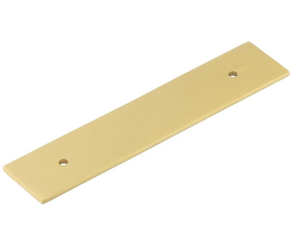Frelan Hardware Hoxton Fanshaw Backplate For Cabinet Pull Handle (96mm), Satin Brass – HOX5050SB
