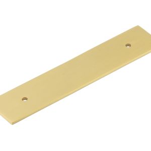 Frelan Hardware Hoxton Fanshaw Backplate For Cabinet Pull Handle (96mm), Satin Brass – HOX5050SB