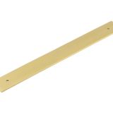 Frelan Hardware Hoxton Fanshaw Backplate For Cabinet Pull Handle (224mm c/c), Satin Brass - HOX5060SB