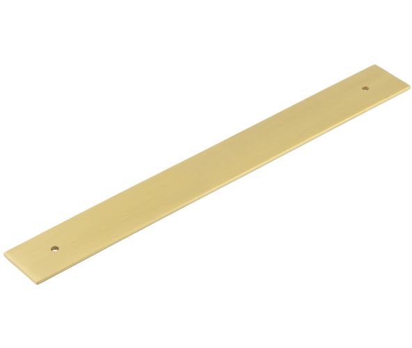 Frelan Hardware Hoxton Fanshaw Backplate For Cabinet Pull Handle (224mm c/c), Satin Brass – HOX5060SB