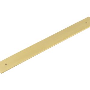 Frelan Hardware Hoxton Fanshaw Backplate For Cabinet Pull Handle (224mm c/c), Satin Brass – HOX5060SB