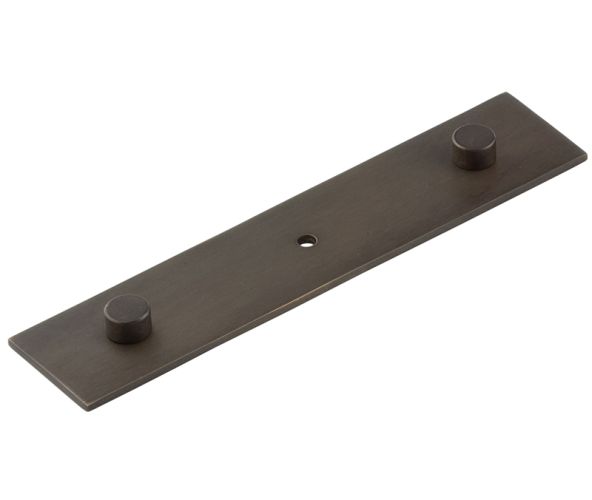 Frelan Hardware Hoxton Fanshaw Backplate For Cupboard Door Knobs (96mm c/c), Dark Bronze – HOX5090DB