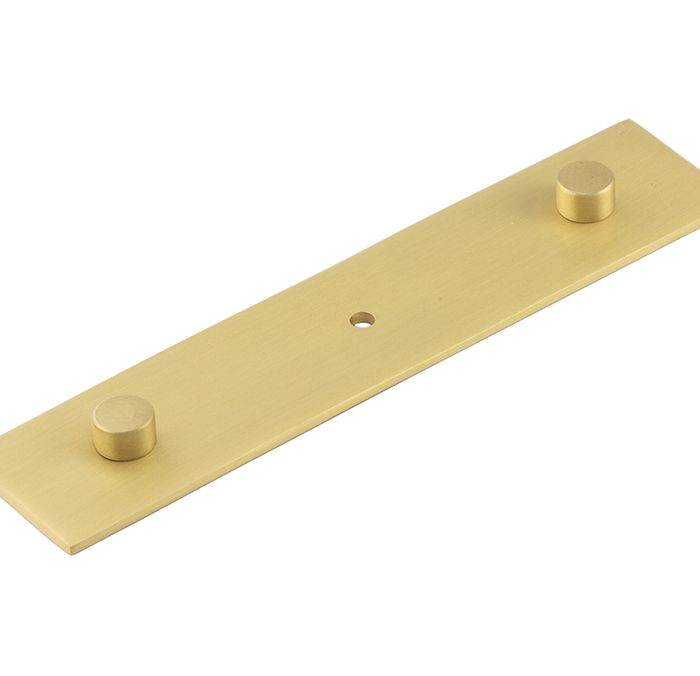 Frelan Hardware Hoxton Fanshaw Backplate For Cupboard Door Knobs (96mm c/c), Satin Brass – HOX5090SB