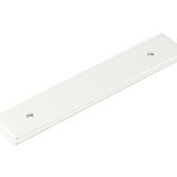 Frelan Hardware Hoxton Rushton Stepped Backplate For Cabinet Pull Handle (96mm), Polished Nickel - HOX6050PN