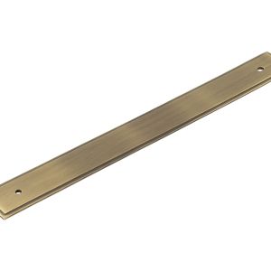 Frelan Hardware Hoxton Rushton Stepped Backplate For Cabinet Pull Handle (224mm c/c), Antique Brass – HOX6060AB