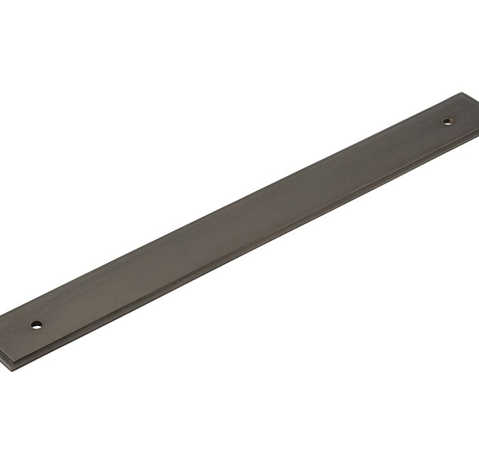 Frelan Hardware Hoxton Rushton Stepped Backplate For Cabinet Pull Handle (224mm c/c), Dark Bronze – HOX6060DB