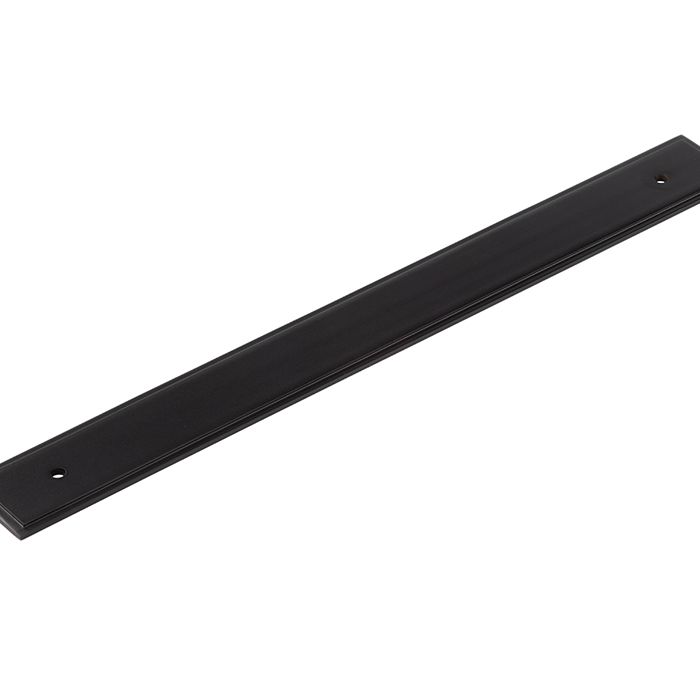 Frelan Hardware Hoxton Rushton Stepped Backplate For Cabinet Pull Handle (224mm c/c), Matt Bronze – HOX6060MB