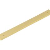 Frelan Hardware Hoxton Rushton Stepped Backplate For Cabinet Pull Handle (224mm c/c), Satin Brass - HOX6060SB