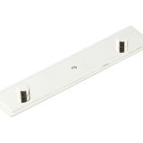 Frelan Hardware Hoxton Rushton Stepped Backplate For Cupboard Door Knobs (96mm c/c), Polished Nickel - HOX6090PN