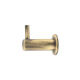 Frelan Hardware Hoxton Vestry Cupboard Hook With Rose - 37mm Projection - Antique Brass