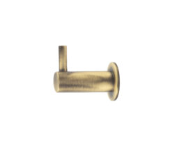 Frelan Hardware Hoxton Vestry Cupboard Hook With Rose - 37mm Projection - Antique Brass