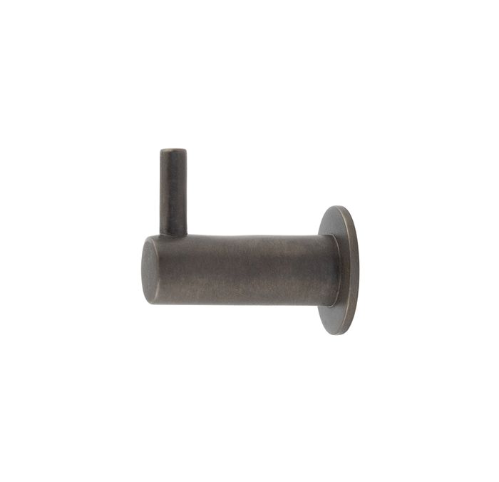 Frelan Hardware Hoxton Vestry Cupboard Hook With Rose (37mm Projection), Dark Bronze – HOX665DB