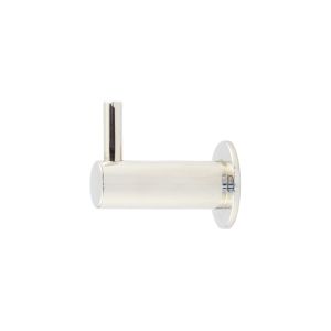 Frelan Hardware Hoxton Vestry Cupboard Hook With Rose (37mm Projection), Polished Nickel – HOX665PN