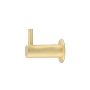 Frelan Hardware Hoxton Vestry Cupboard Hook With Rose (37mm Projection), Satin Brass – HOX665SB