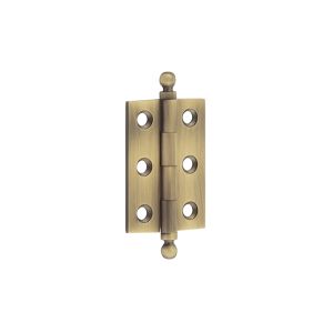 Frelan Hardware Hoxton 2 Inch Finial Cabinet Hinges, Antique Brass – HOX800AB (sold in pairs)