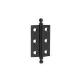 Frelan Hardware Hoxton 2 Inch Finial Cabinet Hinges, Matt Black - HOX800MB (sold in pairs)