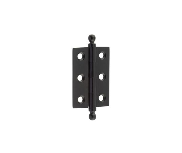 Frelan Hardware Hoxton 2 Inch Finial Cabinet Hinges, Matt Black – HOX800MB (sold in pairs)