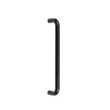 Frelan Hardware D Shaped Pull Handles (19mm Bar Diameter) Bolt Through Fixing, Matt Black - JMB119C