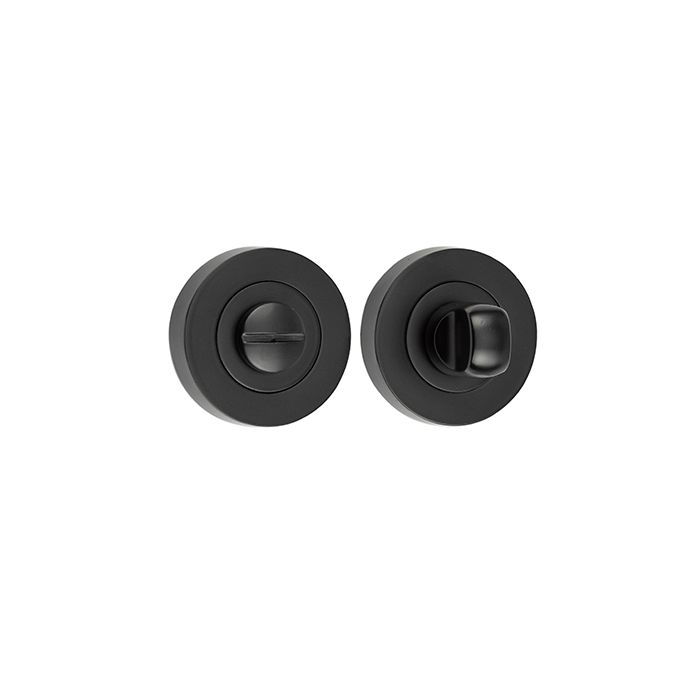 Frelan Hardware Bathroom Turn & Release (50mm x 10mm), Matt Black – JMB2666