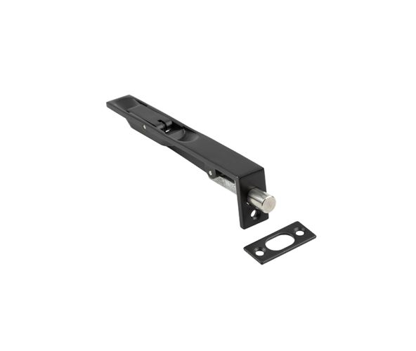 Frelan Hardware Square Lever Action Flush Bolt – 150mm – Matt Black