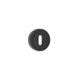 Frelan Hardware Standard Profile Escutcheon, Matt Black - JMB503