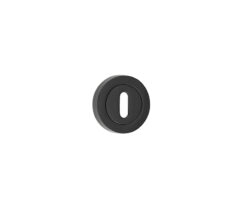 Frelan Hardware Standard Profile Escutcheon, Matt Black - JMB503