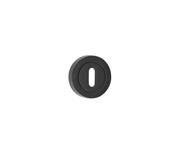 Frelan Hardware Standard Profile Escutcheon, Matt Black – JMB503