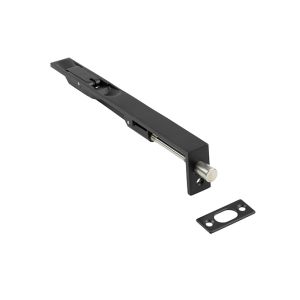 Frelan Hardware Square Lever Action Flush Bolt (200mm), Matt Black – JMB51