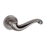Atlantic Old English Colchester, Distressed Silver Door Handles - OE-177 DS (sold in pairs)