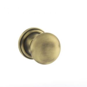 Atlantic Old English Harrogate Solid Brass Mushroom Mortice Knob, Matt Antique Brass – OE58MMKMAB (sold in pairs)