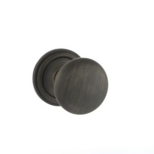 Atlantic Old English Harrogate Solid Brass Mushroom Mortice Knob, Urban Bronze – OE58MMKUB (sold in pairs)