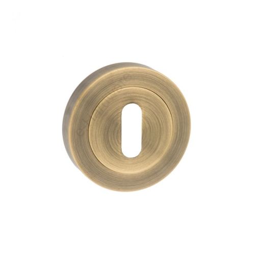 Atlantic Old English Standard Profile Escutcheons, Antique Brass – OEESCKAB (sold in pairs)