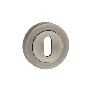 Atlantic Old English Standard Profile Escutcheons, Matt Gun Metal – OEESCKMBN (sold in pairs)
