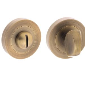 Atlantic Old English Turn & Release, Matt Antique Brass – OEWCMAB