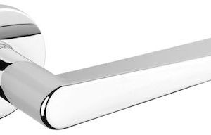 Atlantic Tupai Rapido 5S Line Torrao 5mm Slimline Designer Door Handles On Round Rose, Bright Polished Chrome – T1967R5SPC (sold in pairs)