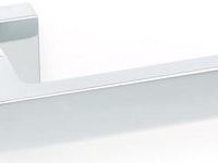 Atlantic Tupai Rapido Retaline Rillo Designer Door Handles On Rectangular Rose, Bright Polished Chrome – T2275LPC (sold in pairs)