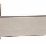 Atlantic Tupai Rapido Retaline Rillo Designer Door Handles On Rectangular Rose, Pearl Nickel - T2275LPL (sold in pairs)