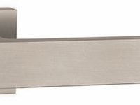 Atlantic Tupai Rapido Retaline Rillo Designer Door Handles On Rectangular Rose, Pearl Nickel – T2275LPL (sold in pairs)