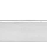 Atlantic Tupai Rapido Retaline Rillo Designer Door Handles On Rectangular Rose, Satin Chrome - T2275LSC (sold in pairs)