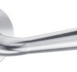Atlantic Tupai Rapido Curvaline Adra Designer Door Handles On Round Rose, Satin Chrome - T293RSC (sold in pairs)
