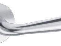 Atlantic Tupai Rapido Curvaline Adra Designer Door Handles On Round Rose, Satin Chrome – T293RSC (sold in pairs)