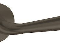Atlantic Tupai Rapido Curvaline Adra Designer Door Handles On Round Rose, Titanium – T293RTT (sold in pairs)