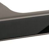 Atlantic Tupai Versaline Tobar Designer Door Handles On Rectangular Rose, Titanium - T3089LTT TITANIUM WITHOUT DECORATIVE PLATE